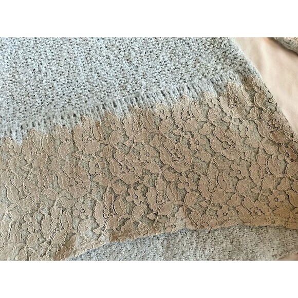 ANTHROPOLOGIE ALPACA & LACE PULLOVER SWEATER BY KNITTED & KNOTTED SZ S - Picture 5 of 14